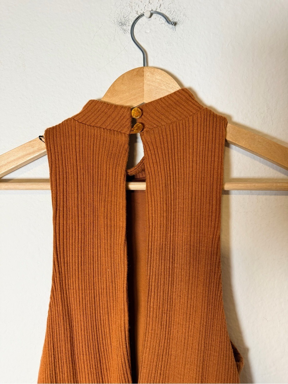 House of Harlow x REVOLVE Caro Terracotta Ribbed Jumpsuit Sofia Richie - Picture 8 of 11